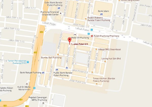 google-map-puchong